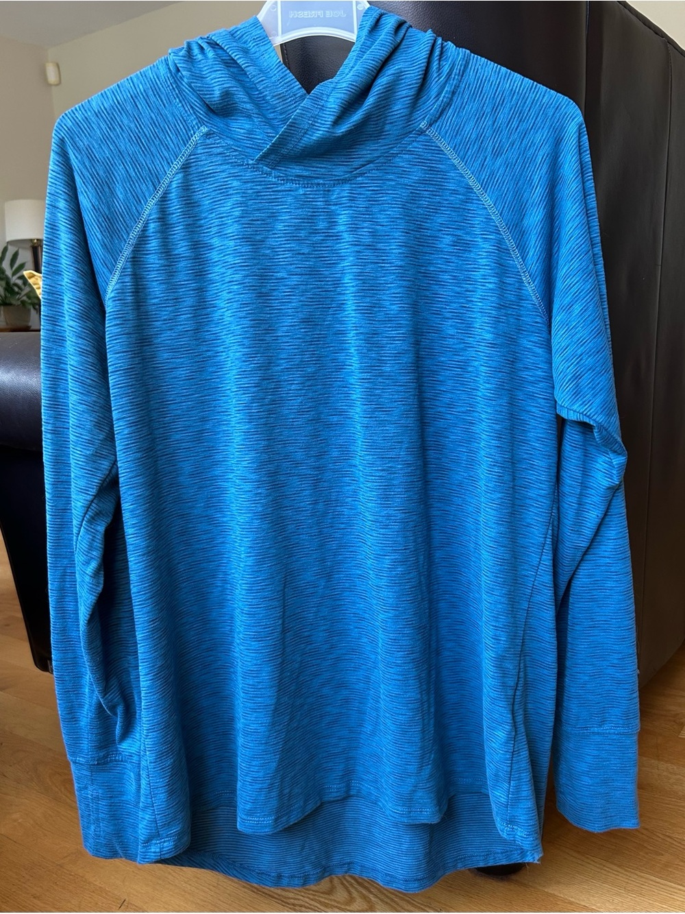 Kuhl Aspira WL Blue Hooded Long-Sleeve Performance Shirt - Picture 11 of 13